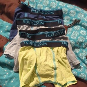 Fruit of the Loom Boxer Briefs - Navy, Gray, Yellow